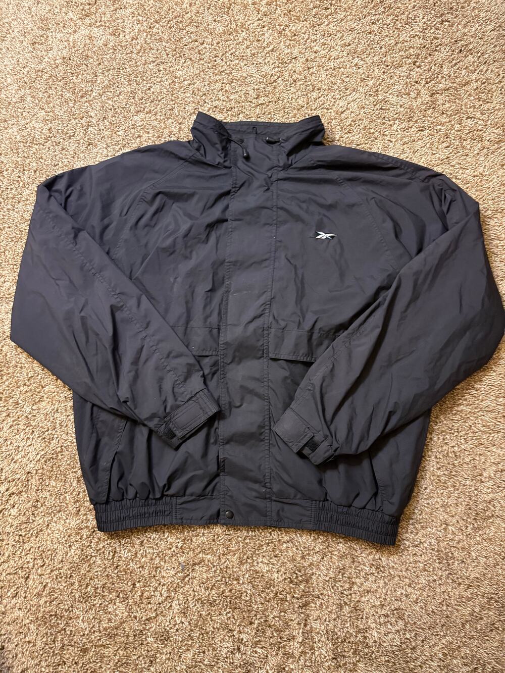 Vintage Reebok Golf Full Zip Windbreaker Jacket Mens Size Large Y2K